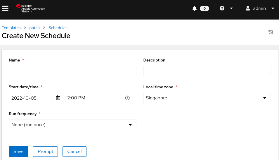 Dynamic Scheduler in Ansible Automation Platform